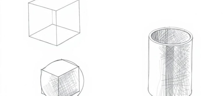 Рисование геометрических фигур куб шар цилиндр