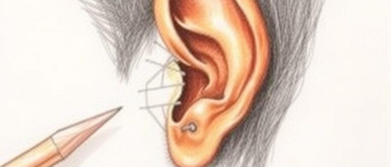 Рисование уха особенности строения