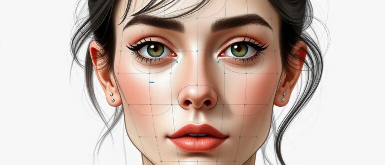Портрет пропорции лица и построение