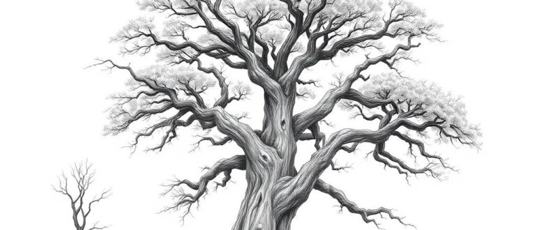 Рисование деревьев характер и форма