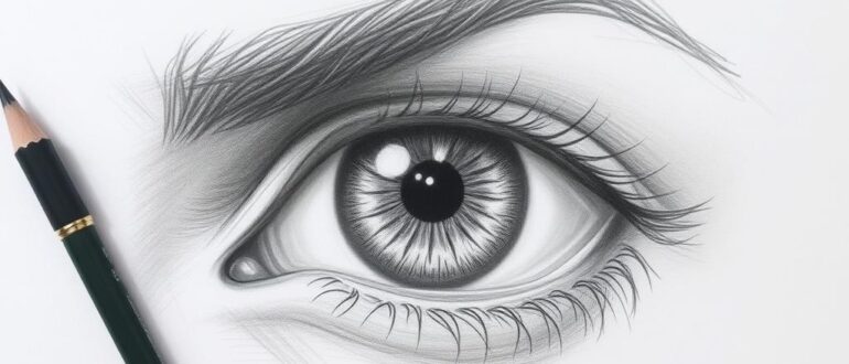 Рисование глаз анатомия и техника